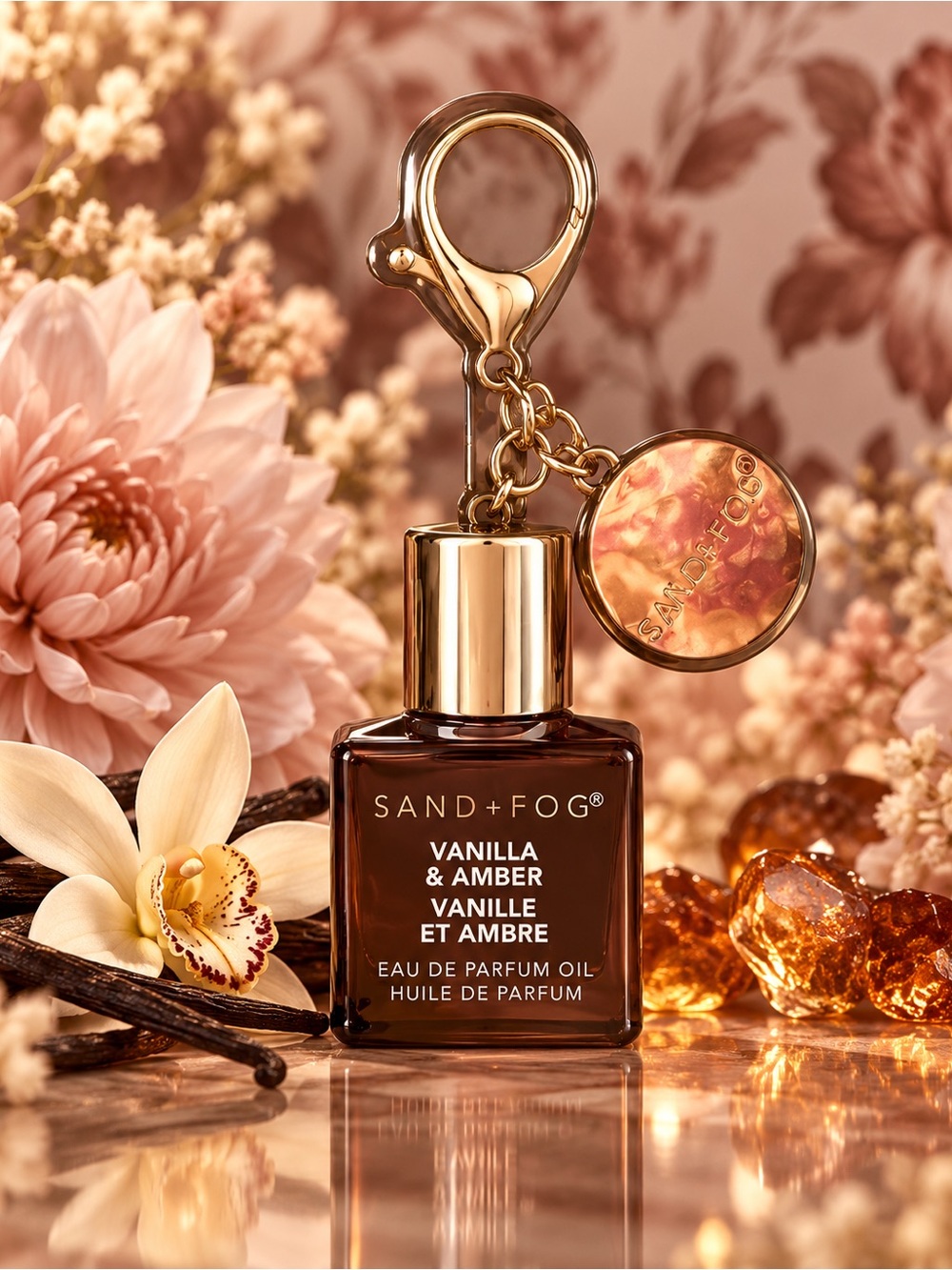 SAND + FOG Vanilla & Amber Eau de Parfum Oil - Amber/Bronze